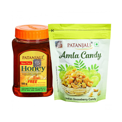 Patanjali Honey With Free 100 Gm Amla Candy